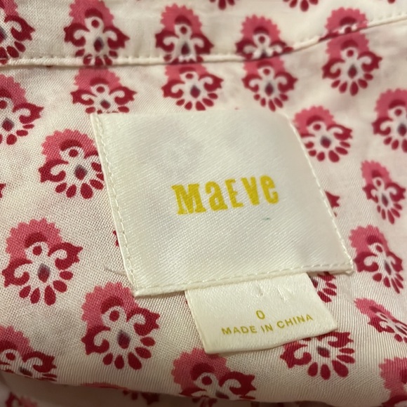 Maeve (Anthro) Laiken Henley Long Sleeve Blouse - Picture 6 of 8